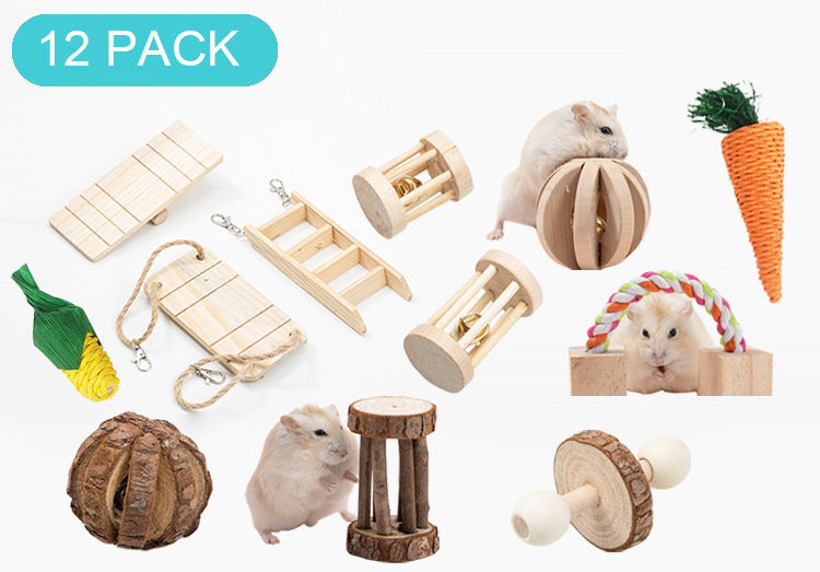 Rabbit Guinea Pig Parrot Play Molars Set